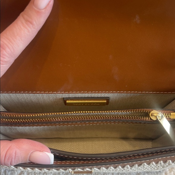 Tory Burch Tan and Brown Crochet Crossbody - Picture 9 of 9